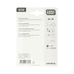 Ampoule W3W 12V CARPOINT – Éclairage Fiable | CARPOINT
 Ampoule W3W 12V CARPOINT – Éclairage Fiable | CARPOINT