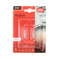 Ampoule W5W 12V CARPOINT – Éclairage Fiable | CARPOINT