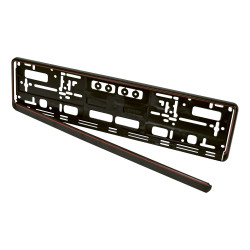 Porte-plaque immatriculation bord rouge 52x11cm | CARPOINT Porte-plaque immatriculation bord rouge 52x11cm | CARPOINT