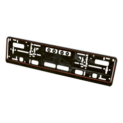 Porte-plaque immatriculation bord rouge 52x11cm | CARPOINT Porte-plaque immatriculation bord rouge 52x11cm | CARPOINT