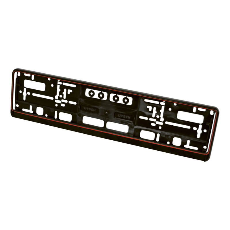Porte-plaque immatriculation bord rouge 52x11cm | CARPOINT Porte-plaque immatriculation bord rouge 52x11cm | CARPOINT