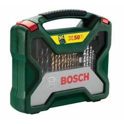 Coffret de forets X-Line 50 pièces BOSCH – Polyvalence | BOSCH