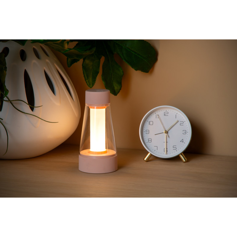 Lampe de table LED Lorali rechargeable noire 1,2 W LUCIDE Lampe de table LED Lorali rechargeable noire 1,2 W LUCIDE