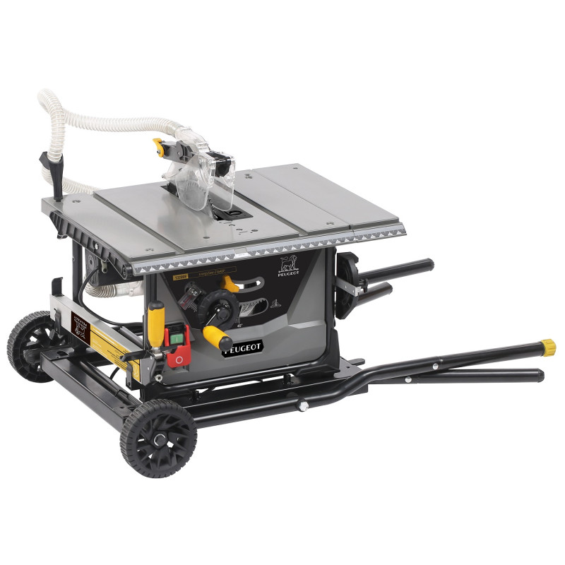 Scie sur table EnergySaw-216ASP avec support pliable 2000 W PEUGEOT