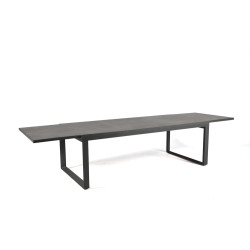 Table de jardin extensible avec plateau en résine 220-340 x 100 x 75 cm