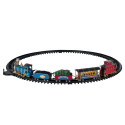 Train de Noël animé LEMAX – Magie festive | LEMAX