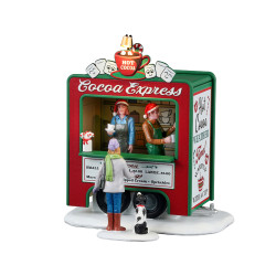 Ensemble de figurines chocolat chaud LEMAX – Ambiance de Noël | LEMAX