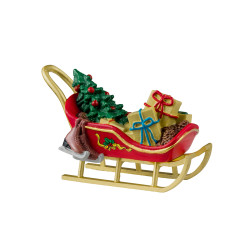 Figurine Traineau Père Noël Lemax – Décoration Magique

