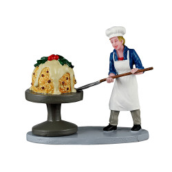 Figurine de pudding de Noël LEMAX – Décoration festive | LEMAX