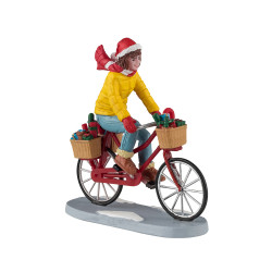 Figurine vélo LEMAX – Cadeaux de Noël | LEMAX