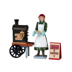 Figurine vendeuse pâtisseries LEMAX – Décorez votre village | LEMAX