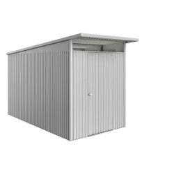 Abri de jardin en métal AvantGarde Eco BIOHORT argenté 1,8 x 3,8 m | BIOHORT