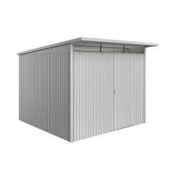 Abri de jardin métal AvantGarde Eco BIOHORT argenté 2,6x3m | BIOHORT