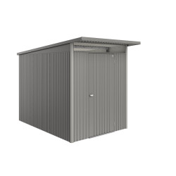 Abri de jardin métal AvantGarde Eco BIOHORT gris 1.8x3m | BIOHORT