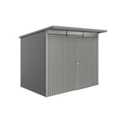 Abri de jardin métal AvantGarde Eco BIOHORT gris 2,6m | BIOHORT