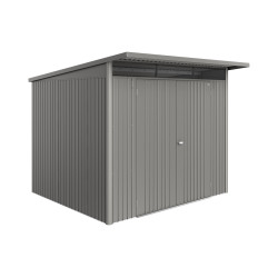 Abri de jardin métal AvantGarde Eco BIOHORT gris 2,6 m | BIOHORT