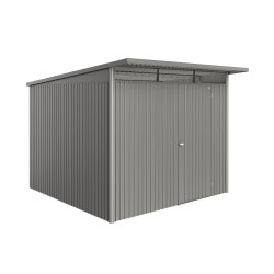 Abri de jardin métal AvantGarde Eco BIOHORT gris 2,6x3m | BIOHORT