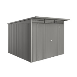 Abri de jardin en métal AvantGarde Eco BIOHORT gris 2,6 x 3 m | BIOHORT