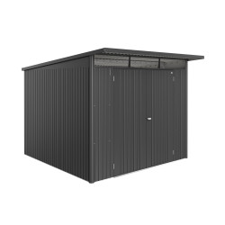 Abri de jardin métal AvantGarde Eco BIOHORT gris foncé 2,6x3m | BIOHORT