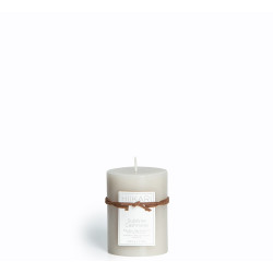 Bougie pilier beige Ø 6 cm – Ambiance douce | JBY CREATION