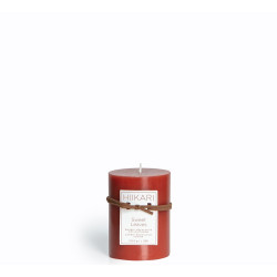 Bougie pilier orange Ø 6 cm – ambiance chaleureuse | JBY CREATION