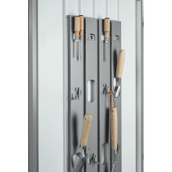 Armoire à outils 1,91 x 0,83 x 1,83 m gris métallisé BIOHORT Armoire à outils 1,91 x 0,83 x 1,83 m gris métallisé BIOHORT