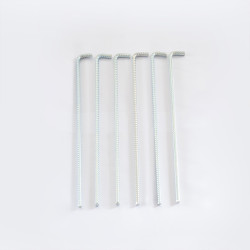 Kit d'ancrage pour abri et armoires à outils 6 pièces BIOHORT