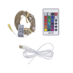Ruban LED RGB USB 5 m 5 W XANLITE Ruban LED RGB USB 5 m 5 W XANLITE