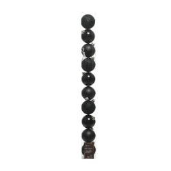 Boule de Noël incassable noire 6cm – Lot de 10 | DECORIS