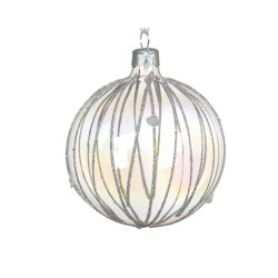 Boule de Noël Verre Irisé – Décoration Scintillante | DECORIS

