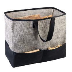 Panier à bûches et granulés Tweedy Panier à bûches et granulés Tweedy