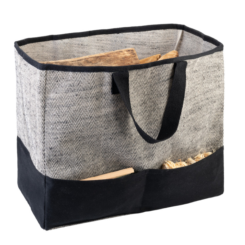 Panier à bûches et granulés Tweedy Panier à bûches et granulés Tweedy