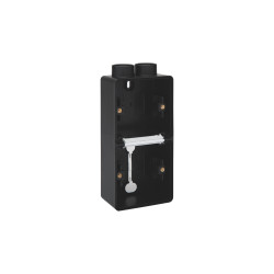 Boîtier Hydro double NIKO – Noir, 2 entrées | NIKO