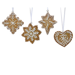 Flocon de neige polyrésine 9,5cm – Déco festive | DECORIS