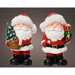 Figurine Père Noël LED 23 cm – Illuminez votre Noël