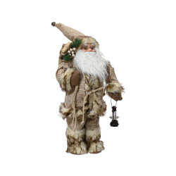 Figurine Père Noël 45 cm – Déco festive | DECORIS
