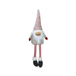 Gnome assis polyester 60cm – Déco Noël | DECORIS