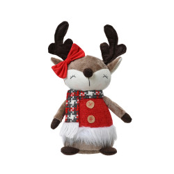 Cerf Polyester DECORIS – Déco Noël Magique | DECORIS