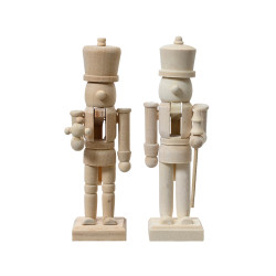 Figurine Casse-Noisette Bois 12cm – Déco Noël Magique