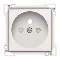 Enjoliveur prise blanc 28,5 mm NIKO – Élégance et protection

