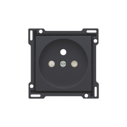 Enjoliveur de prise anthracite 28,5 mm NIKO – Style et durabilité