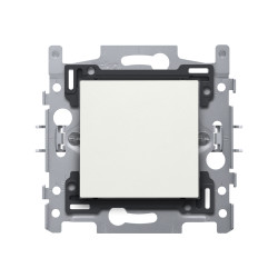 Cache-trou encastrable blanc NIKO – Finition parfaite