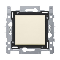 Interrupteur permutateur encastrable crème NIKO – Facile à installer
