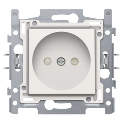 Prise encastrable NIKO 21mm blanche – Installation facile