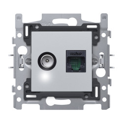 Prise Coaxiale RJ45 Sterling NIKO – Connexion Fiable