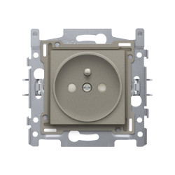 Prise encastrable TV/FM NIKO anthracite – Connexion facile