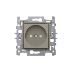Prise encastrable 21 mm bronze NIKO – Électrique | NIKO