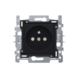 Prise encastrable NIKO 28,5mm noire – Sécurité | NIKO