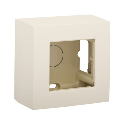 Boîtier saillie simple crème NIKO – Installation facile