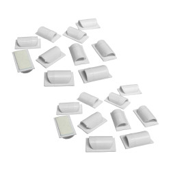 Clip attache-câble D-LINE blanc – Organisez vos câbles | D-LINE